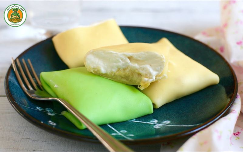 bánh crepe sầu riêng