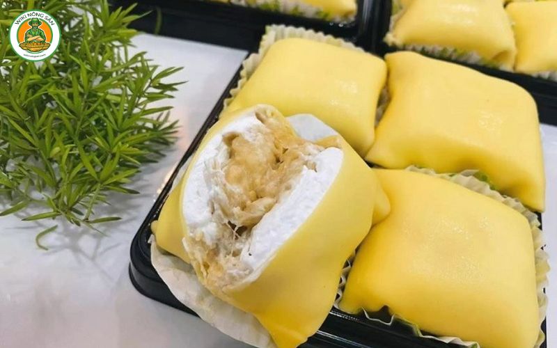 bánh crepe sầu riêng