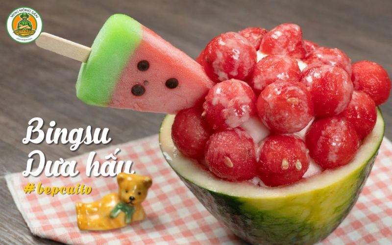 bingsu dưa hấu