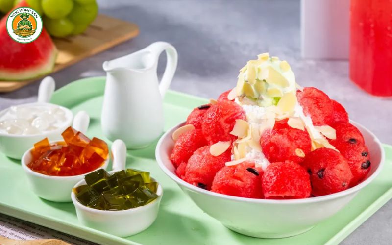 bingsu dưa hấu