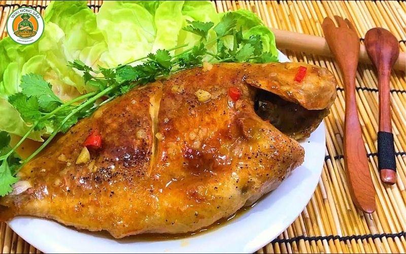 cá chép giòn sốt chanh dây